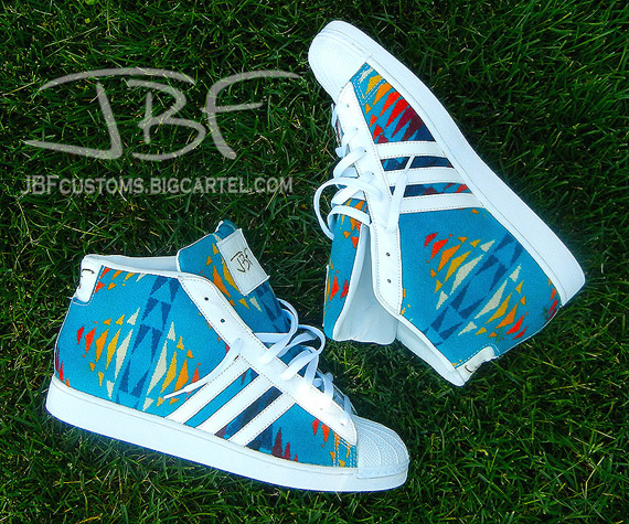 Adidas Pro Model Hi Pendleton Customs By Jbf 4