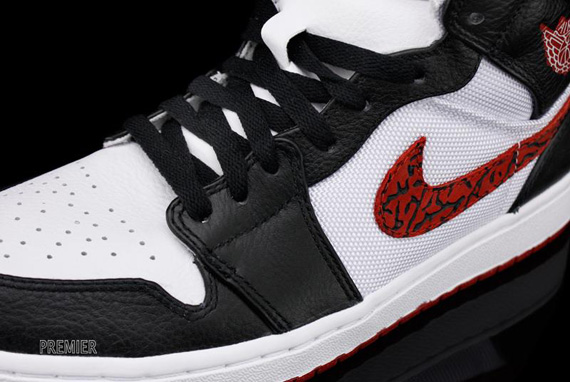 Air Jordan 1 Phat White Black Varsity Red Elephant 3