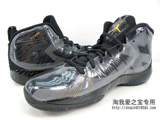 Air Jordan 2012 Lite Black Grey Yellow 6