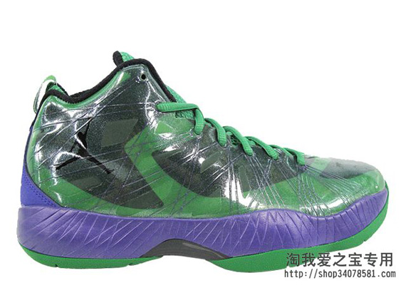 Air Jordan 2012 Lite Green Purple 9