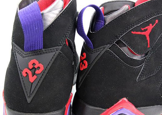 Air Jordan VII - Black - True Red - Dark Charcoal - Club Purple