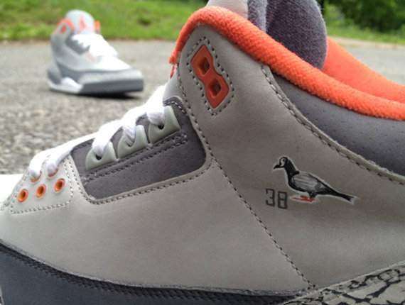 Air Jordan Iii Pigeon Customs By Mache Marcus Gilchrist 1