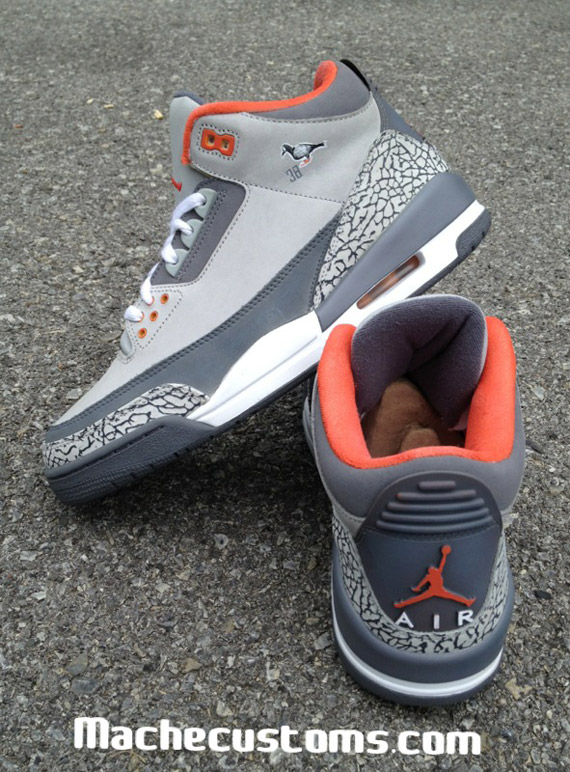 Air Jordan Iii Pigeon Customs By Mache Marcus Gilchrist 3