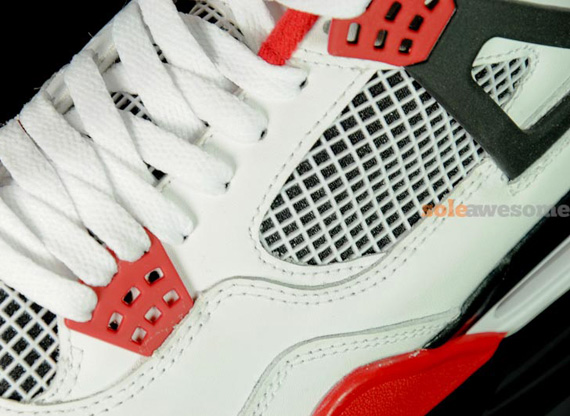 Air Jordan IV Retro - White - Varsity Red - Black | New Images