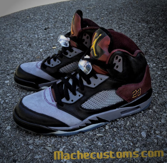 Air Jordan V Bordeaux Customs 1