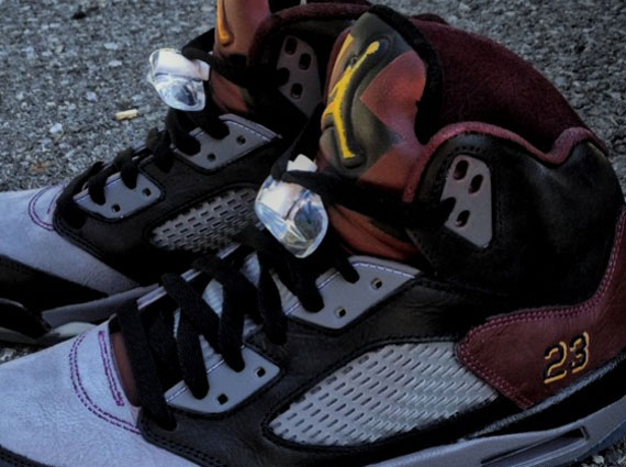 Air Jordan V ‘Bordeaux’ Customs By Mache