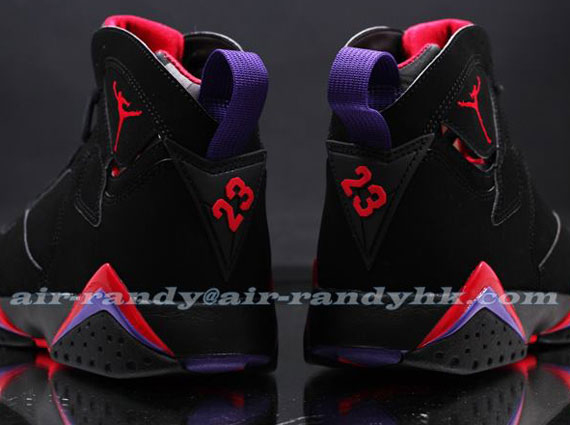 Air Jordan VII 'Raptors' - Black - Red - Purple