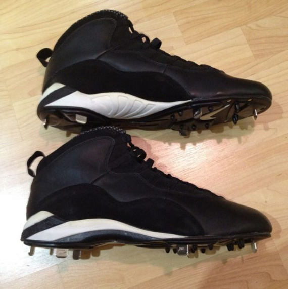 Air Jordan X Black Red Michael Jordan Pe Cleats 7