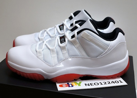 Air Jordan Xi White Red Low Rr 1