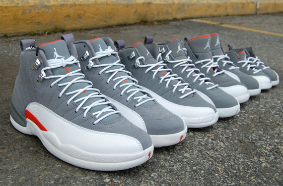 Air Jordan XII 'Cool Grey' - Full Family Sizes