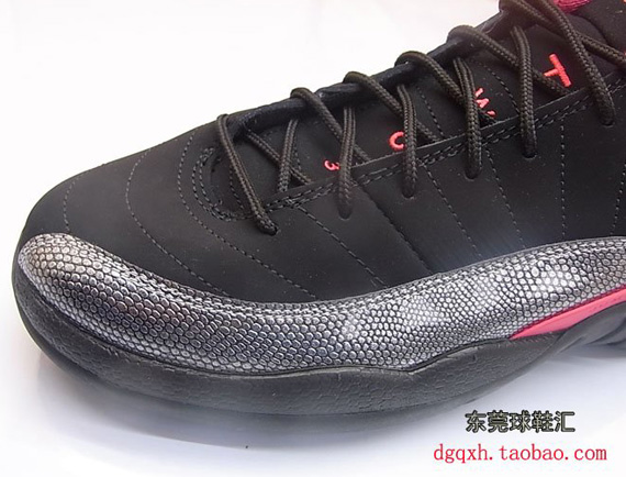 Air Jordan Xii Gs Black Siren Red New Photos 8