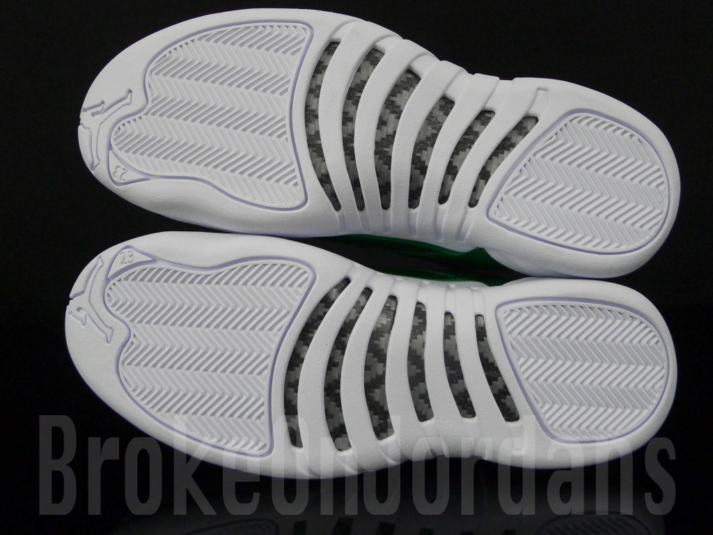 Air Jordan Xii Retro Metallic Green Sample 10