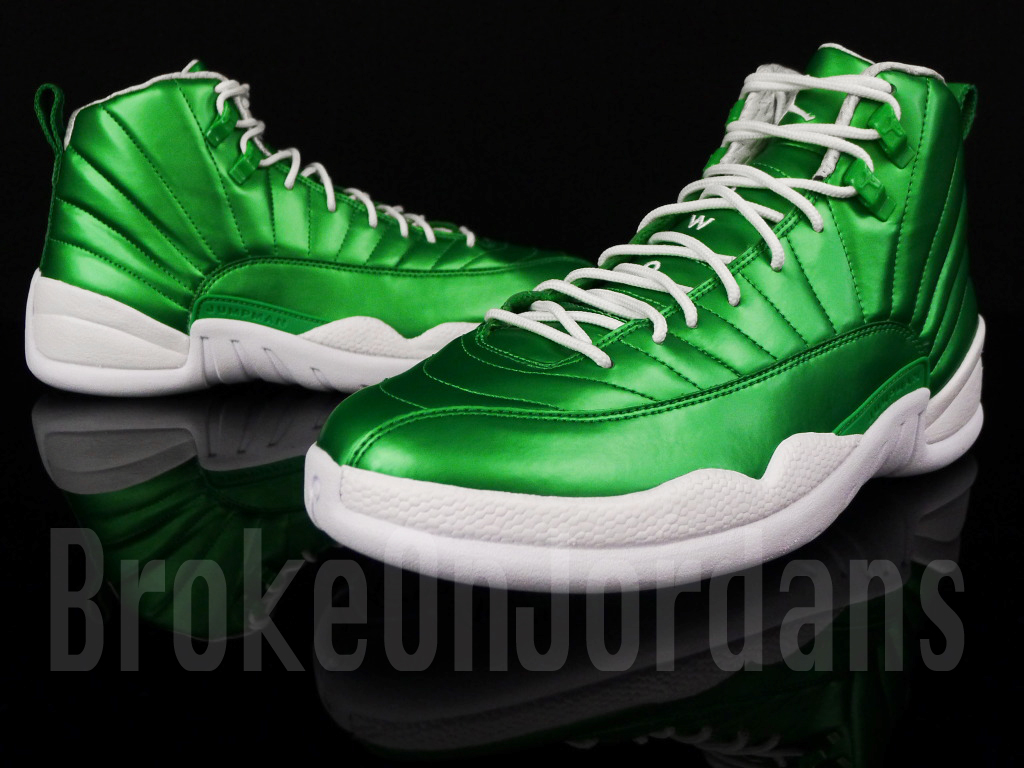 Air Jordan Xii Retro Metallic Green Sample 11