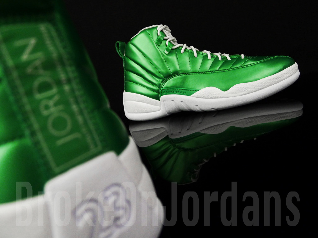 Air Jordan Xii Retro Metallic Green Sample 12