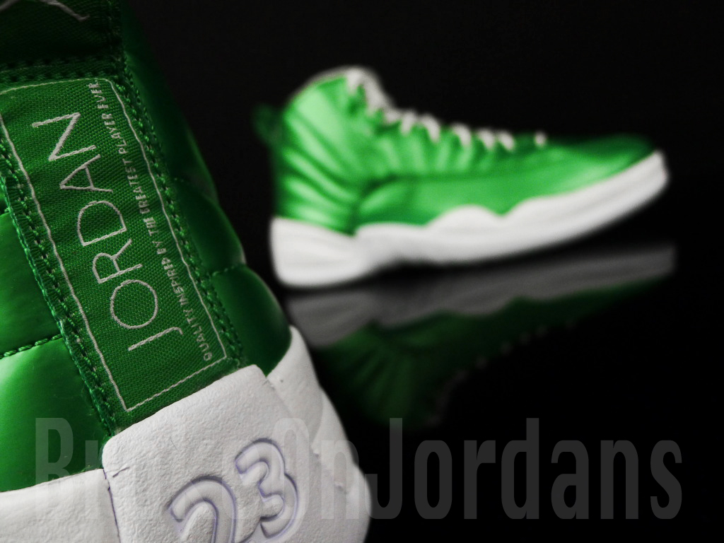Air Jordan Xii Retro Metallic Green Sample 13