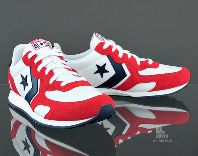 Converse Auckland Racer Ox Red White Navy 2