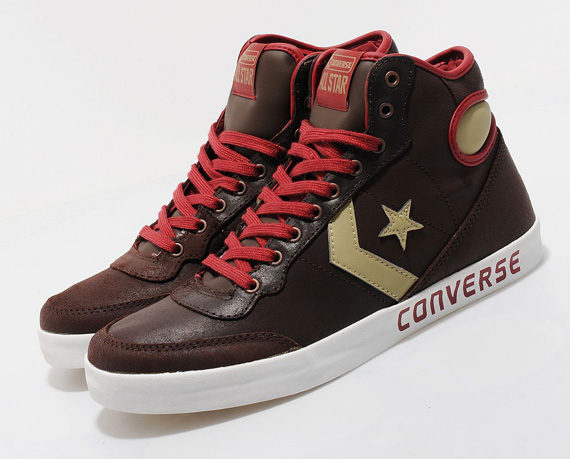 Converse Fast Break Hi Brown Red 4