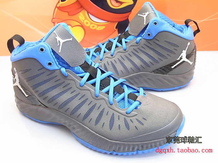 Jordan Super Fly Grey Black Blue 5