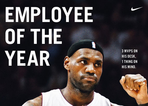 Lebron James 2012 Mvp Nike Employee Of The Year