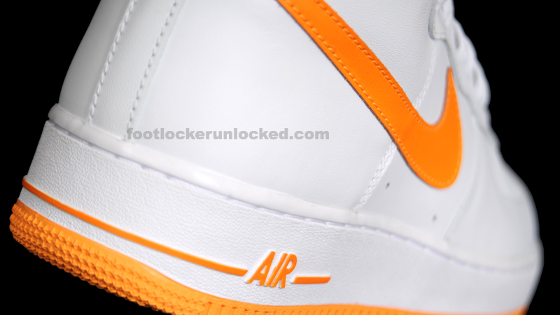 Nike Air Force 1 High White Vivid Orange 10