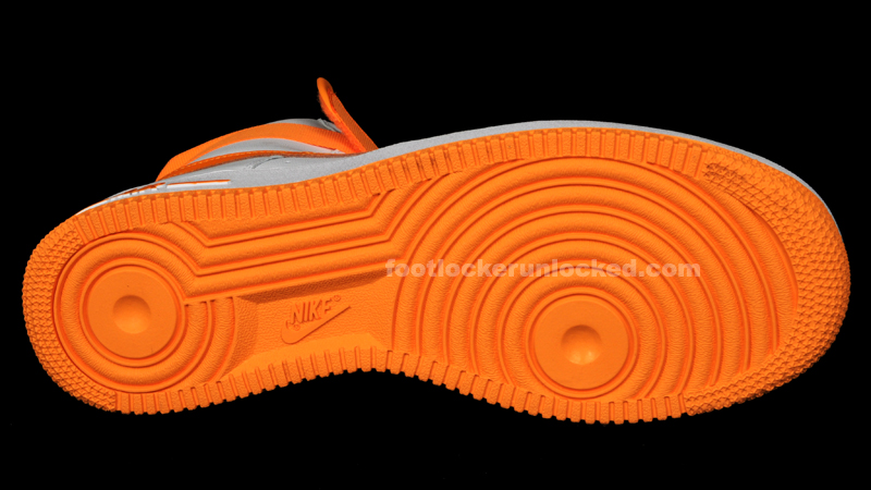 Nike Air Force 1 High White Vivid Orange 7