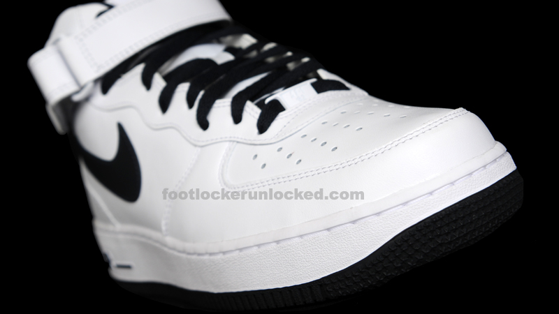Nike Air Force 1 Mid White Dark Obsidian 8