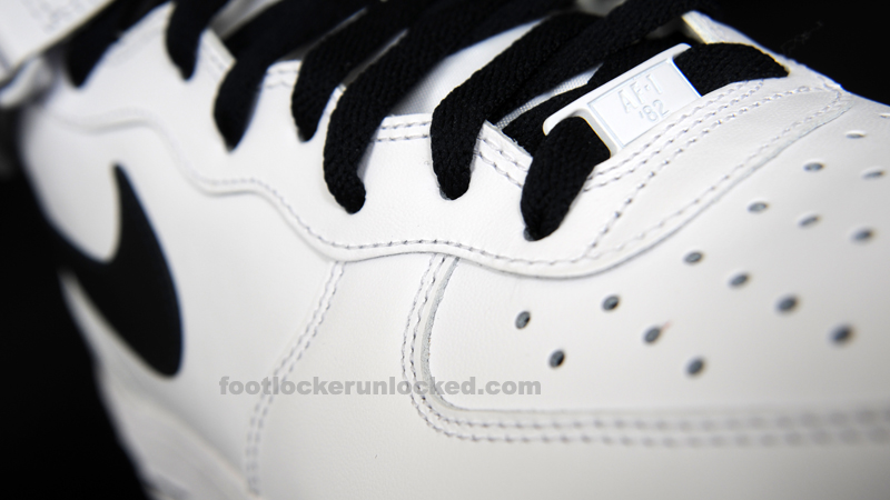 Nike Air Force 1 Mid White Dark Obsidian 9