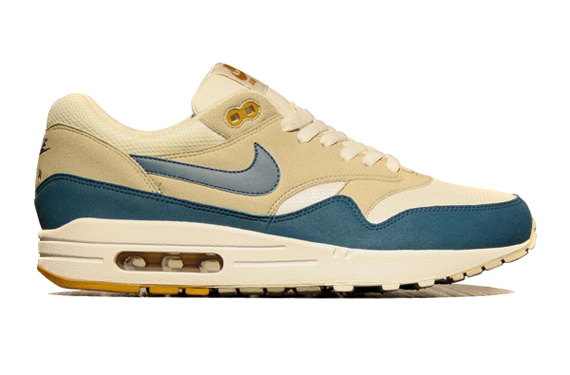 Nike Air Max 1 308866 117 Summit White Shaded Blue Sandtrap