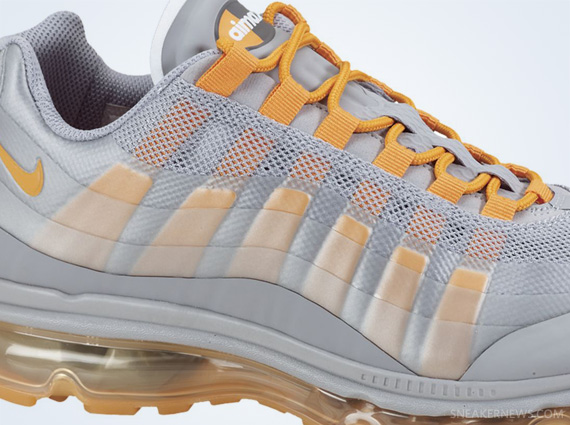 Nike Air Max 95 360 - Wolf Grey - Vivid Orange - Neutral Grey