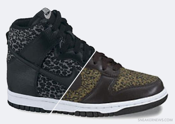 Nike Dunk High Gs Leopard Pack 1