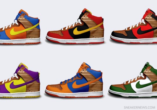 Nike Dunk High ‘Playoff Pack’ Customs By Diversitile