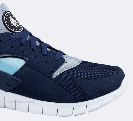 Nike Huarache Free Run Midnight Navy Tide Pool 5