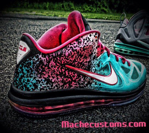 Nike Lebron 9 Low Miami Nights Customs 3