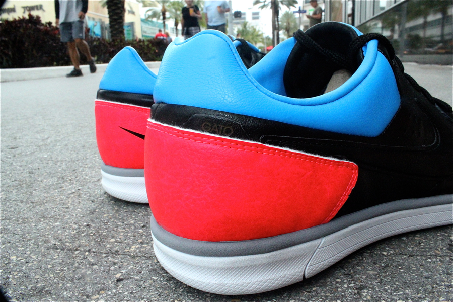Nike Street Gato Black Blue Glow Solar Red 3