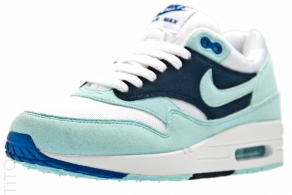 Nike WMNS Air Max 1 - White - Mint Candy - Obsidian