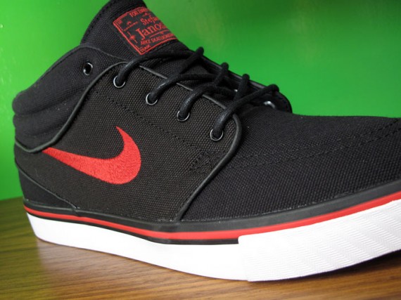 Nike Zoom Stefan Janoski Mid – Black – Sport Red