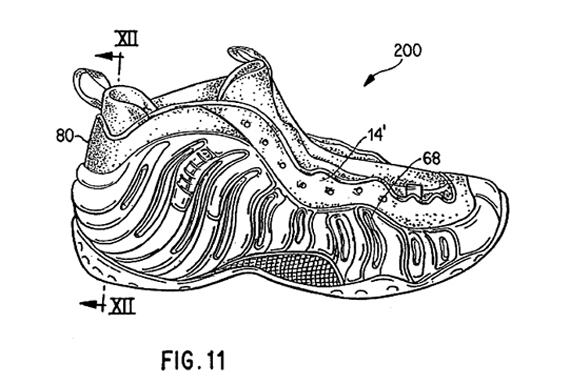 Original Nike Air Foamposite One Patent 3