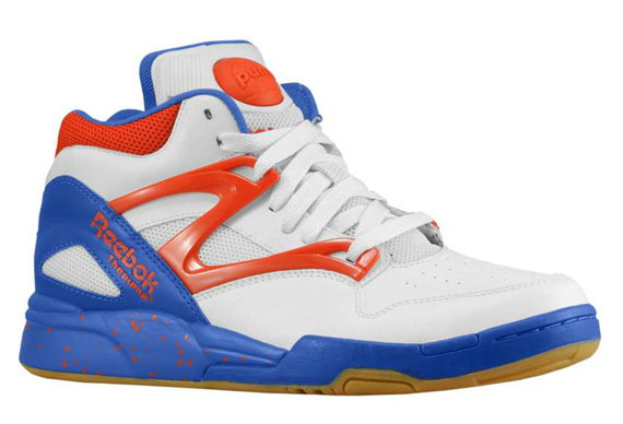 Reebok Pump Omni Lite White Blue Orange Gum