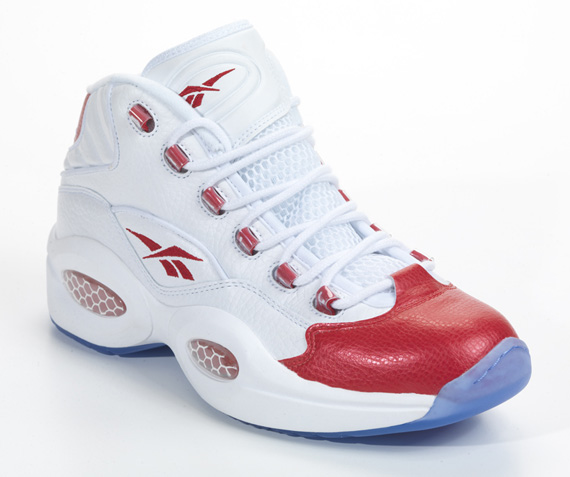 Reebok Question White Red 13