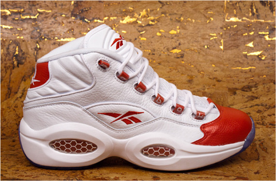 Reebok Question White Red Coming In Kids Sizes 4