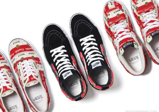 Supreme x Vans ‘Campbell’s Soup’ Pack – Release Reminder