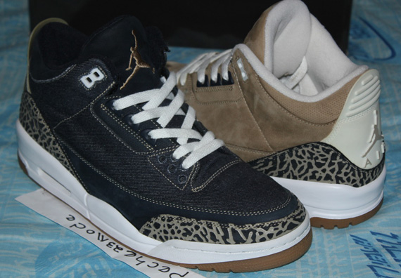 Air Jordan Iii Denim Khaki Set 16