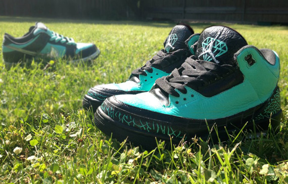 Air Jordan Iii Tiffany Customs 3