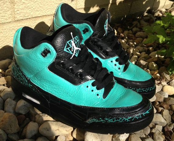 Air Jordan Iii Tiffany Customs 7