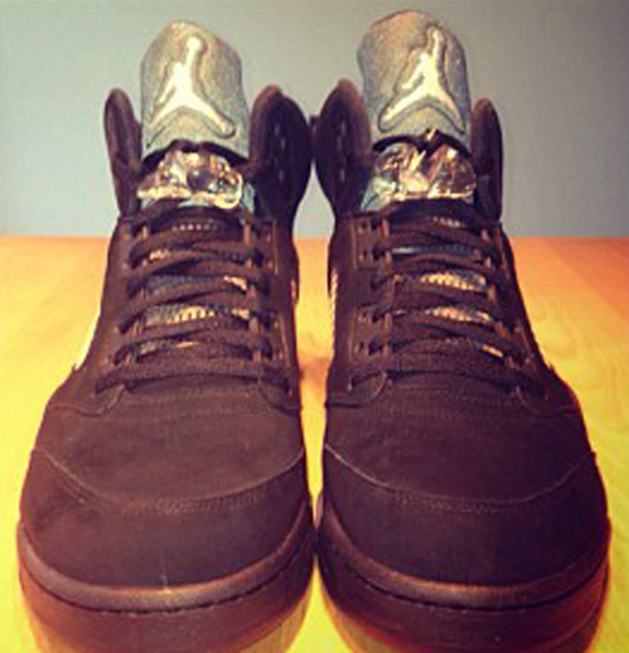 Air Jordan V Blackout Sample 3