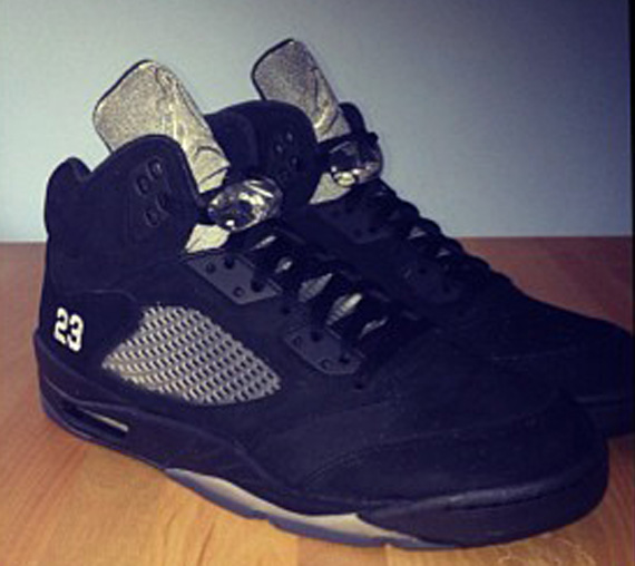 Air Jordan V Blackout Sample 4