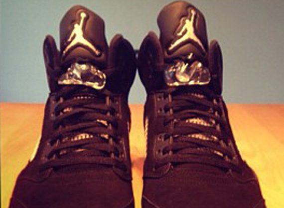 Air Jordan V “Black Out” Sample