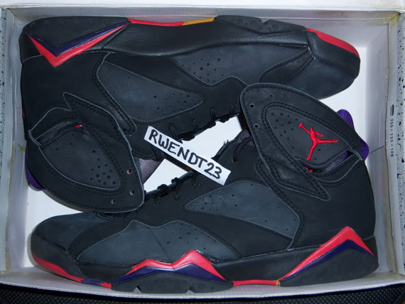 Air Jordan Vii Black True Red Original Ebay 12