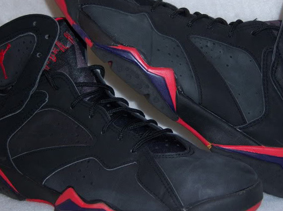 Air Jordan Vii Black True Red Original Ebay 13