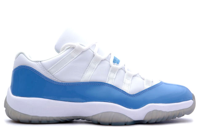 Air Jordan Xi Low White Columbia Blue